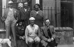 Photo:Nan, Grandad and Charlie Plummer 1937